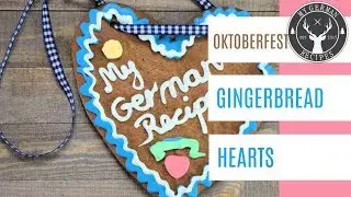 How to bake Oktoberfest Gingerbread Hearts ✪ MyGerman.Recipes