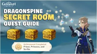 Secret Room Gate | Hidden Treasure and Achievement | Dragonspine Mountain | Genshin Impact