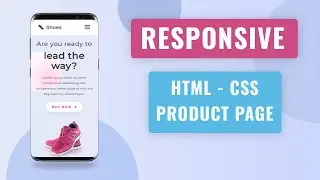 Responsive Product Landing Page [HTML | CSS]