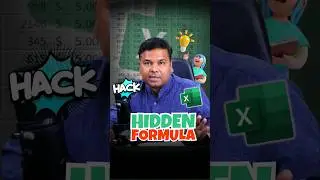 OMG 😳 Best Excel hidden formula Excel tips and tricks #windows #msoffice #excel