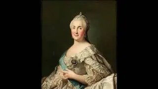 Портрет Екатерины II в трауре