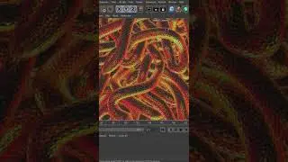 IRIDESCENT/ HOLOGRAPHIC SNAKE ANIMATION. CINEMA 4D TUTORIAL FOR BEGINNER