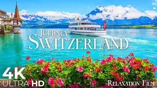 Switzerland 4K - Scenic Relaxation Film with Peaceful Relaxing Music - Video 4K Ultra HD