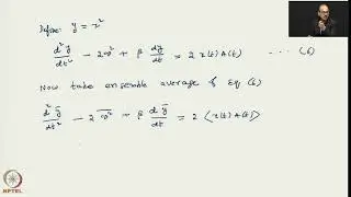 Week 11: Lecture 55: Alternative derivation of Stokes-Einstein relationship & Brownian motion with..