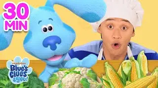 Blue Cooks Healthy Snacks 😋 with Josh! | Food Songs & Games | Blue's Clues & You!