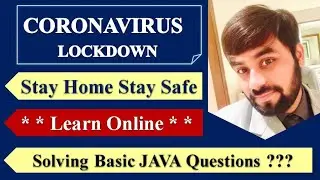 Lockdown Message | Coronavirus | Covid - 19 | Java Questions | Java Programs | CBSE IP | Class XII