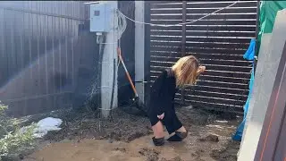 High heeled boots, muddy boots, dirty boots, knee deep mud, girl in mud, muddy challenge, messy