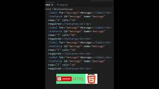 html form label input message text area learn 