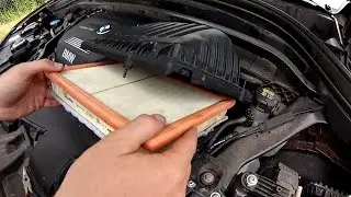 Replacing the air filter BMW X1 F48 (2016)