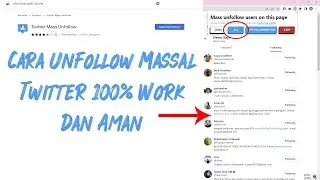Cara Unfollow Massal Twitter Tanpa Aplikasi Tambahan