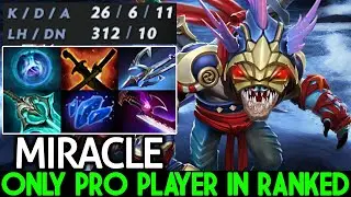 MIRACLE [Slark] Only Pro Player in This Ranked Game Dota 2