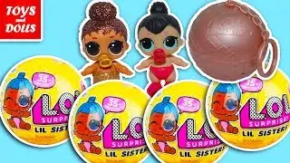 КУКЛЫ ЛОЛ МЕГА РАСПАКОВКА СЕСТРИЧЕК! ЗОЛОТОЙ ШАР Lol Surprise Baby Sisters Мультик от TOYS AND DOLLS