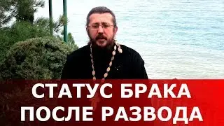 Статус брака после развода. Священник Игорь Сильченков