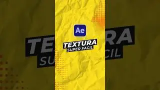 Texturas en After Effects de la manera Mas FACIL!