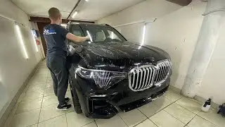 Полная оклейка в полиуретан нового BMW X7 2021г