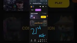 PIXEL TAP BY PIXELVERSE DAILY COMBO CARDS 21 OCTOBER 2024