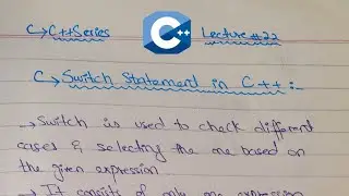 Switch statement in C ++ | Explained with example and program | Switch case in C Programming