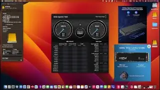 4TB P3 Crucial NVMe External Drive Speed Test on Mac mini M2