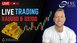XAUUSD & US100 Live Trading with Tim Hutter