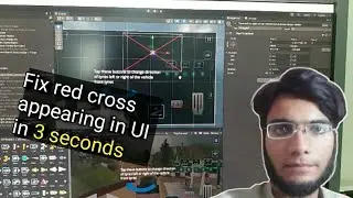 How to fix child gameobject of canvas showing up red cross in scene view of unity in just 3 seconds