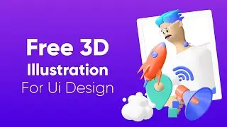Free 3d illustration for ui design in 2020 | Uishaper