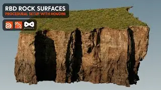 RBD rock surfaces with Houdini