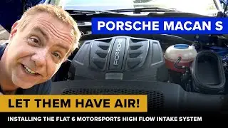 Installing the Flat 6 Motorsports High Flow Intake System on a 2018 Porsche Macan S