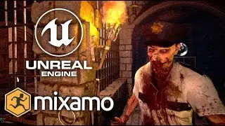 Из MIXAMO в Unreal Engine | Импорт и объединение анимаций ПЕРСОНАЖА в UE