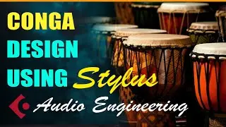 Conga Design Using Stylus | Arrangement Step By Step | 🔥🔥In Hindi