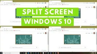 How to split screen windows 10