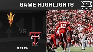 Arizona State vs. Texas Tech Highlights | 2024 Big 12 Football