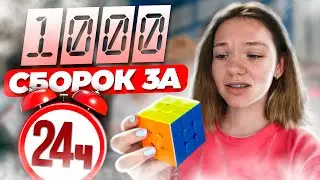 I'VE COLLECTED A RUBIK'S CUBE 1000 TIMES IN 24 HOURS!