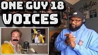 One Guy, 18 Voices! ( Post Malone, Britney Spears, harry styles, & More) Reaction