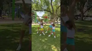 Dancing with the mini Rybka Twins 👯‍♀️ #dance #thespark #twins