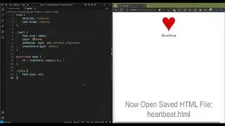 CSS Tutorial: Heartbeat with Animation very easily 