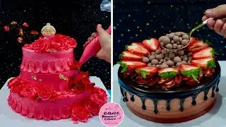 Chocolate and Fresh Strawberry Birthday Cake Decorating Ideas