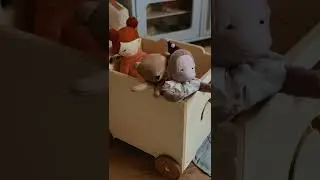 Ящик для игрушек на колёсиках