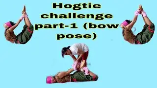 Hogtie Challenge ( Blind Yoga ) with bow pose part - 1 (dhanurasana) - Yoga with Vaibhavlaxmi