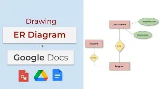 Drawing ER Diagram in Google Docs | DBMS Project Report with Sample Project | Part 2B