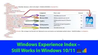 How to find Windows Experience Index WEI in Windows 8.1 and Windows 10