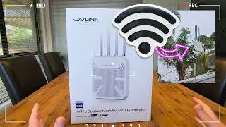 Amazing WAVLINK AX1800 Outdoor WiFi Extender - IP67 with 8dBi Antenna