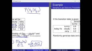 Time series using Markov Models