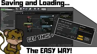 UE4 - Save and Load the EASY WAY! - Player, Level, Stats EVERYTHING!