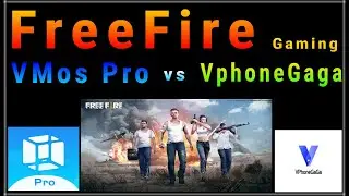 Playing FreeFire on Vmos Pro vs VphoneGaga | Vmos Pro gaming | VphoneGaga Gaming