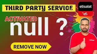 How to unsubscribe Null service from Etisalat sim in UAE | Remove all third party service 