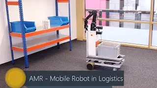 AMR - Mobile Platform with Robot Arm in Logistics