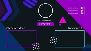 YOUTUBE OUTRO PART 03 | AFTER EFFECTS INTRO | AE LOGOS