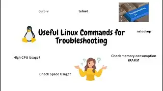 Useful Linux Commands for Troubleshooting (curl verbose, df, du, nslookup, telnet, top/htop)