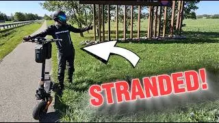 Stranded with a DEAD Battery: E-Scooter Journey Gone WRONG!🛴⚡️Teverun BLADE GT Plus