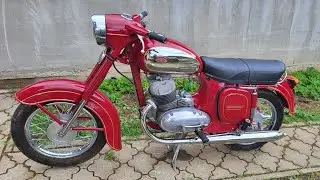 Jawa 350 : štart a trochu jazdy
